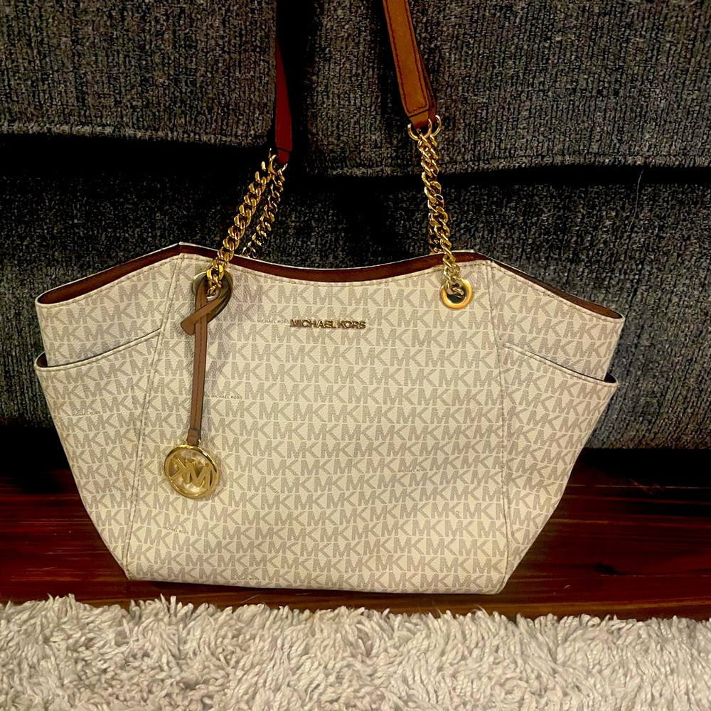 michael kors medium satchel jet set
